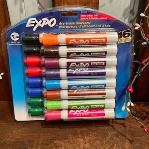 Expo 16 ct dry erase markers… NEW NEVER OPENED!